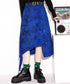 Asymmetric Stitch Dyed Skirt